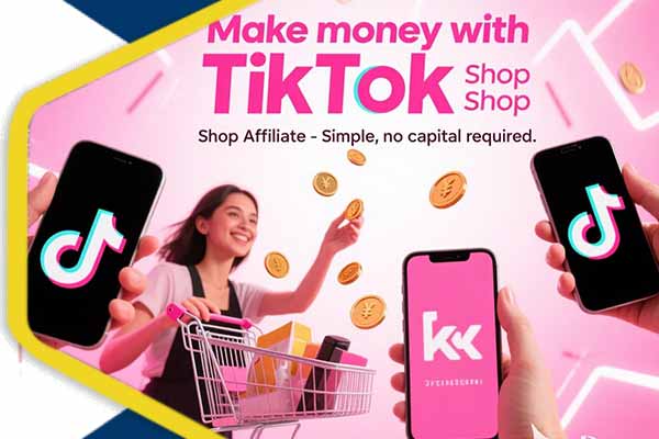 Khóa kiếm tiền affiliate trên tiktok shop